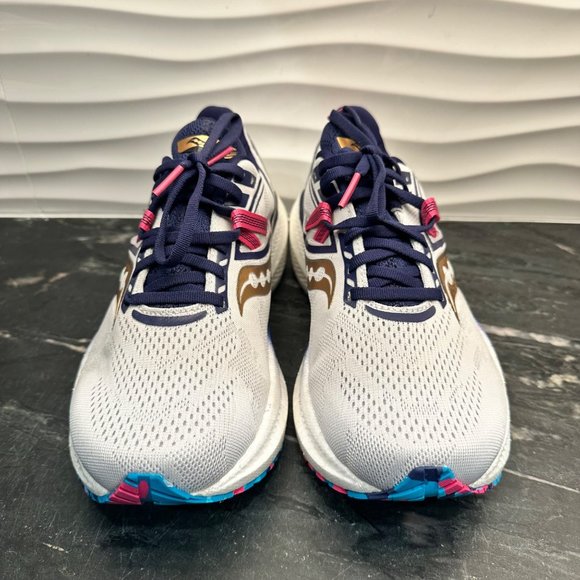 Saucony Triumph 20 Women’s 8.5 Prospect Glass Running Shoes S10759-40 PWRrun+ - Picture 3 of 10